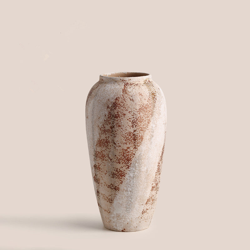 Retro Ceramic Vase Home Flower Arrangement Ornaments