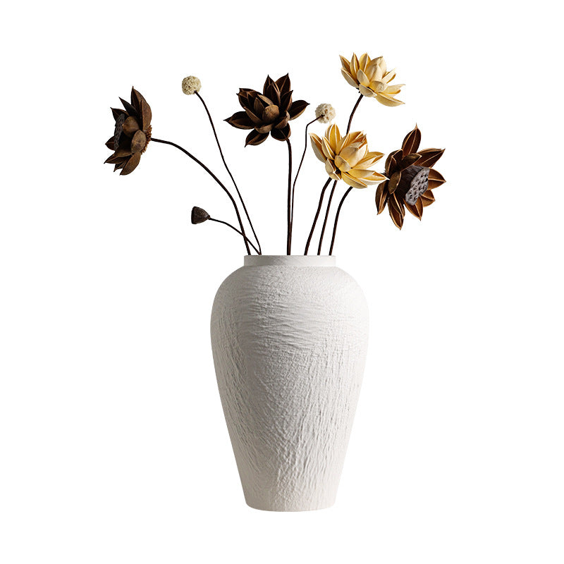 Granite Texture Ceramic Vase Home Flower Arrangement Ornaments