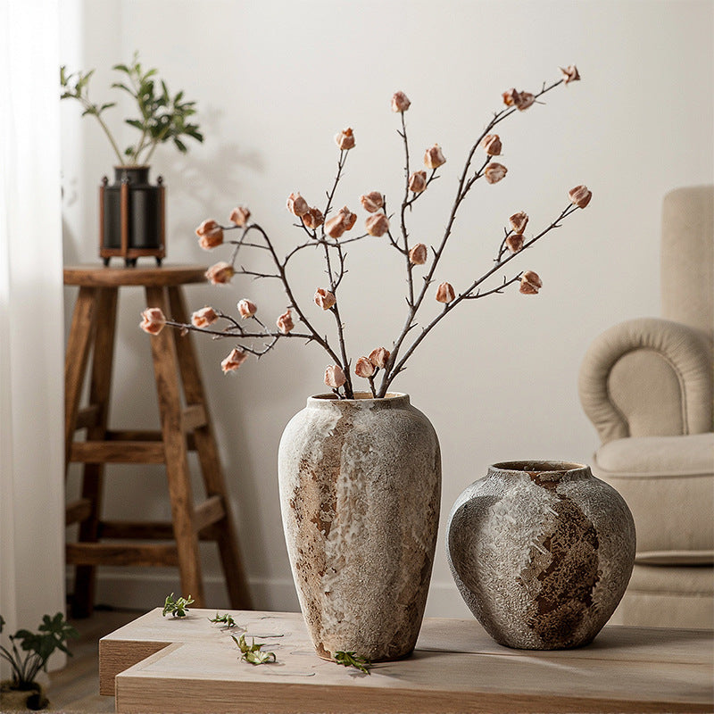 Retro Ceramic Vase Decorative Piece Home Living Room Decorations