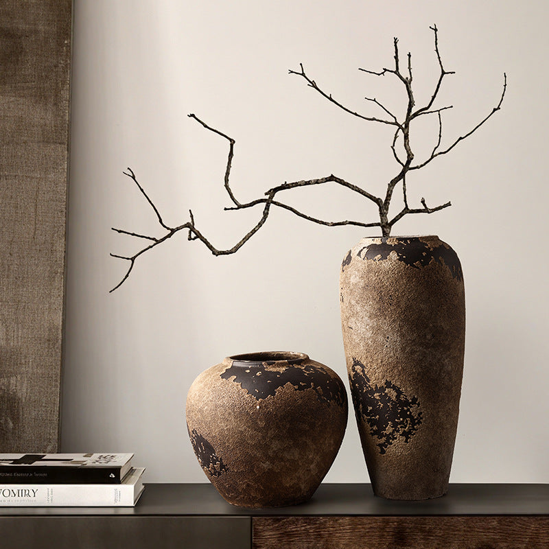 Retro Ceramic Vase Living Room Table Decorative Items