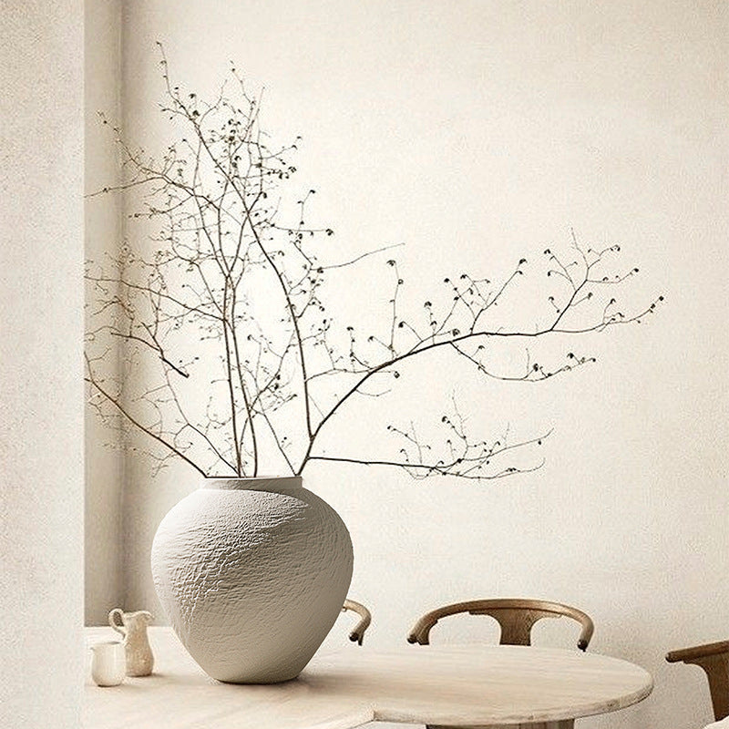 Granite Texture Ceramic Vase Home Flower Arrangement Ornaments