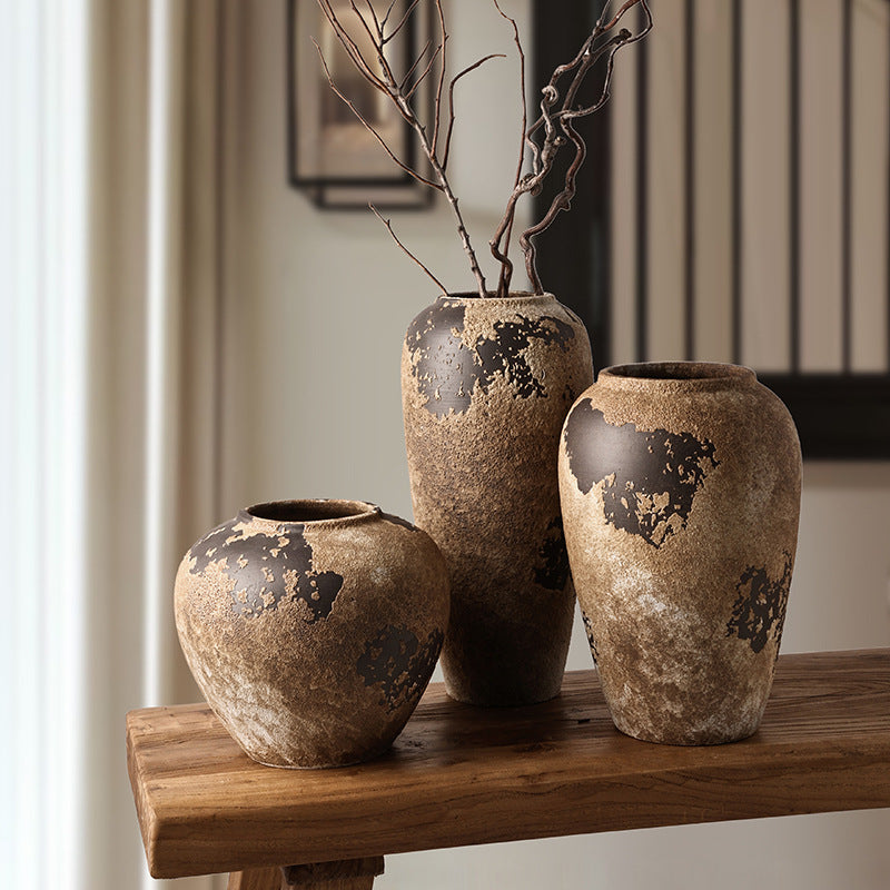 Retro Ceramic Vase Living Room Table Decorative Items