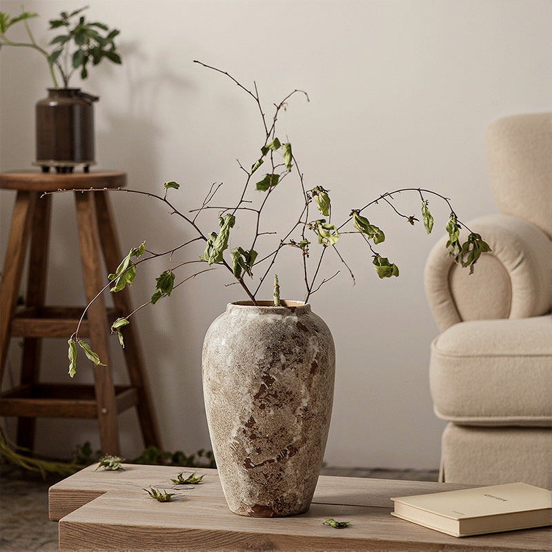 Retro Ceramic Vase Decorative Piece Home Living Room Decorations