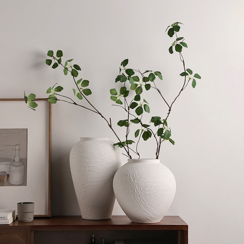 Granite Texture Ceramic Vase Home Flower Arrangement Ornaments
