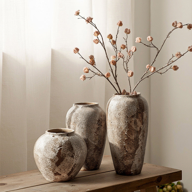 Retro Ceramic Vase Decorative Piece Home Living Room Decorations